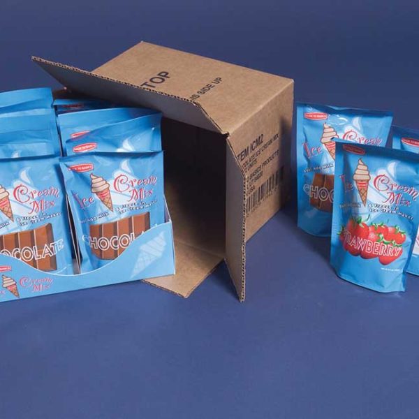 Flexible Packaging created for ice cream powders
