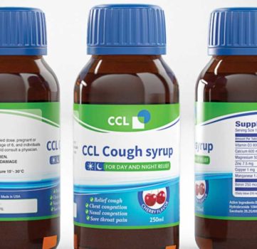 Shrink Sleeves for Cough Syrup created with Flexible Packaging