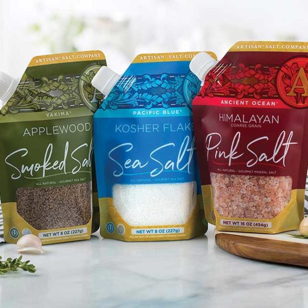 Spouted Pouches for salt created using Flexible Packaging